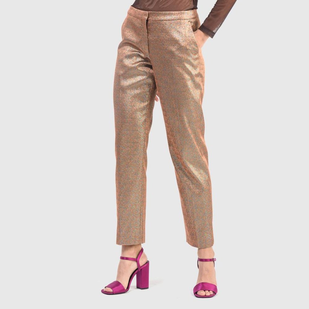 Dries Van Noten Metallic Trousers